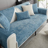 SIMPLE STRIPED CHENILLE ANTI-SCRATCH COUCH COVER