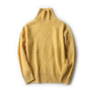 CUSTOMIZED WOMEN'S HIGH-NECK CASHMERE SWEATER - PLAIN PULLOVER FOR ELEGANT WARMTH