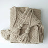 HEARTCOZY – LUXURIOUS KNITTED CHENILLE THROW BLANKET FOR BED AND SOFA