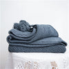 HEARTCOZY – LUXURIOUS KNITTED CHENILLE THROW BLANKET FOR BED AND SOFA