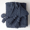 HEARTCOZY – LUXURIOUS KNITTED CHENILLE THROW BLANKET FOR BED AND SOFA