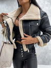 ELEONORA - WOMEN LEATHER JACKET WITH FLEECE LINING