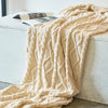 HEARTCOZY – LUXURIOUS KNITTED CHENILLE THROW BLANKET FOR BED AND SOFA