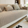 SOLID COLOR CHENILLE ANTI-SCRATCH COUCH COVER WITH HERRINGBONE DESIGN