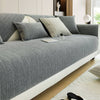 SOLID COLOR CHENILLE ANTI-SCRATCH COUCH COVER WITH HERRINGBONE DESIGN