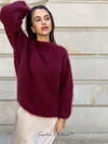 MAYA - LUXURIOUS MOHAIR CREWNECK SWEATER