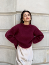 MAYA - LUXURIOUS MOHAIR CREWNECK SWEATER