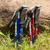 ADJUSTABLE FOLDABLE TREKKING POLES – TELESCOPIC HIKING STICKS