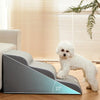 PAWASCEND PET BED ACCESS STAIRS WITH NON-SLIP STEPS