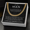 TO MY MAN PROMISE NECKLACE | BOYFRIEND OR ANNIVERSARY GIFT | I LOVE YOU FOREVER & ALWAYS