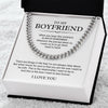 TO MY BOYFRIEND NECKLACE | HAND IN HAND PENDANT | MEANINGFUL GIFT FOR HIM