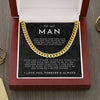 TO MY MAN PROMISE NECKLACE | BOYFRIEND OR ANNIVERSARY GIFT | I LOVE YOU FOREVER & ALWAYS