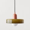 BAUHAUS PENDANT LAMP – COLORED GLASS LIGHT WITH MODERN ARTISTIC DESIGN