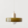 BAUHAUS PENDANT LAMP – COLORED GLASS LIGHT WITH MODERN ARTISTIC DESIGN