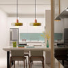 BAUHAUS PENDANT LAMP – COLORED GLASS LIGHT WITH MODERN ARTISTIC DESIGN