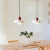 BAUHAUS PENDANT LAMP – COLORED GLASS LIGHT WITH MODERN ARTISTIC DESIGN