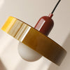 BAUHAUS PENDANT LAMP – COLORED GLASS LIGHT WITH MODERN ARTISTIC DESIGN