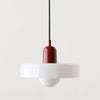 BAUHAUS PENDANT LAMP – COLORED GLASS LIGHT WITH MODERN ARTISTIC DESIGN