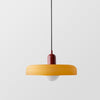 BAUHAUS PENDANT LAMP – COLORED GLASS LIGHT WITH MODERN ARTISTIC DESIGN