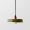 BAUHAUS PENDANT LAMP – COLORED GLASS LIGHT WITH MODERN ARTISTIC DESIGN