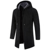 MIKKEL - HOODED MEN'S WOOL JACKET