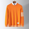 VARSITY PREMIUM SWEATER – LUXURIOUS SOFT-TOUCH WOOL WITH SPORTY DETAILING