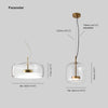 HAILIE – RETRO AMBER GLASS LED PENDANT LIGHT