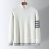 VARSITY PREMIUM SWEATER – LUXURIOUS SOFT-TOUCH WOOL WITH SPORTY DETAILING