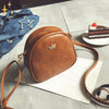 Little Queen Bag - Lightweight Vegan Leather Crossbody with Spacious Half-Moon Compartment