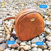 Little Queen Bag - Lightweight Vegan Leather Crossbody with Spacious Half-Moon Compartment