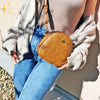 Little Queen Bag - Lightweight Vegan Leather Crossbody with Spacious Half-Moon Compartment