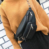 Rosalie Fanny Pack - Vega Leather Hip Bag with Pockets and Zippers for a Fashionable and Functional Look