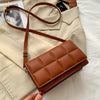 Chocolate - Rectangular Crossbody Bag in Bar Shape, Stylish and Practical Accessory