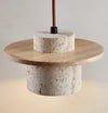 CASCADE – Modern Travertine Pendant Light for Sophisticated Interiors