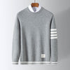 VARSITY PREMIUM SWEATER – LUXURIOUS SOFT-TOUCH WOOL WITH SPORTY DETAILING