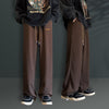 MEN'S KNITTED LOOSE STRAIGHT-LEG CASUAL PANTS