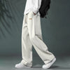 MEN'S KNITTED LOOSE STRAIGHT-LEG CASUAL PANTS