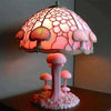 LAMPEFANTAISIE – STUNNING STAINED GLASS MUSHROOM LAMP FOR A SOOTHING AMBIENCE