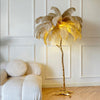 FEATHERLIGHT – ELEGANT OSTRICH FEATHER FLOOR LAMP FOR LUXURIOUS INTERIORS